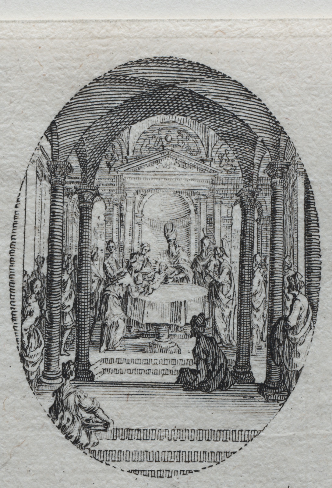The Mysteries of the Passion: The Circumcision — Jacques Callot (French, 1592–1635)