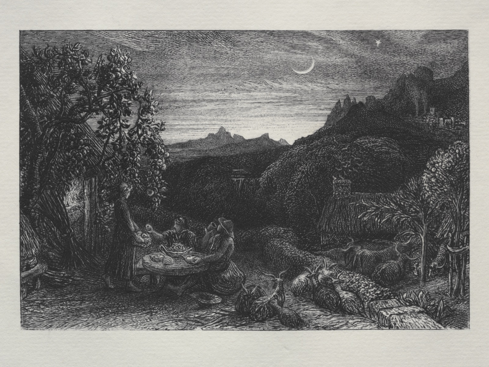 The Homeward Star — Samuel Palmer (British, 1805–1881)