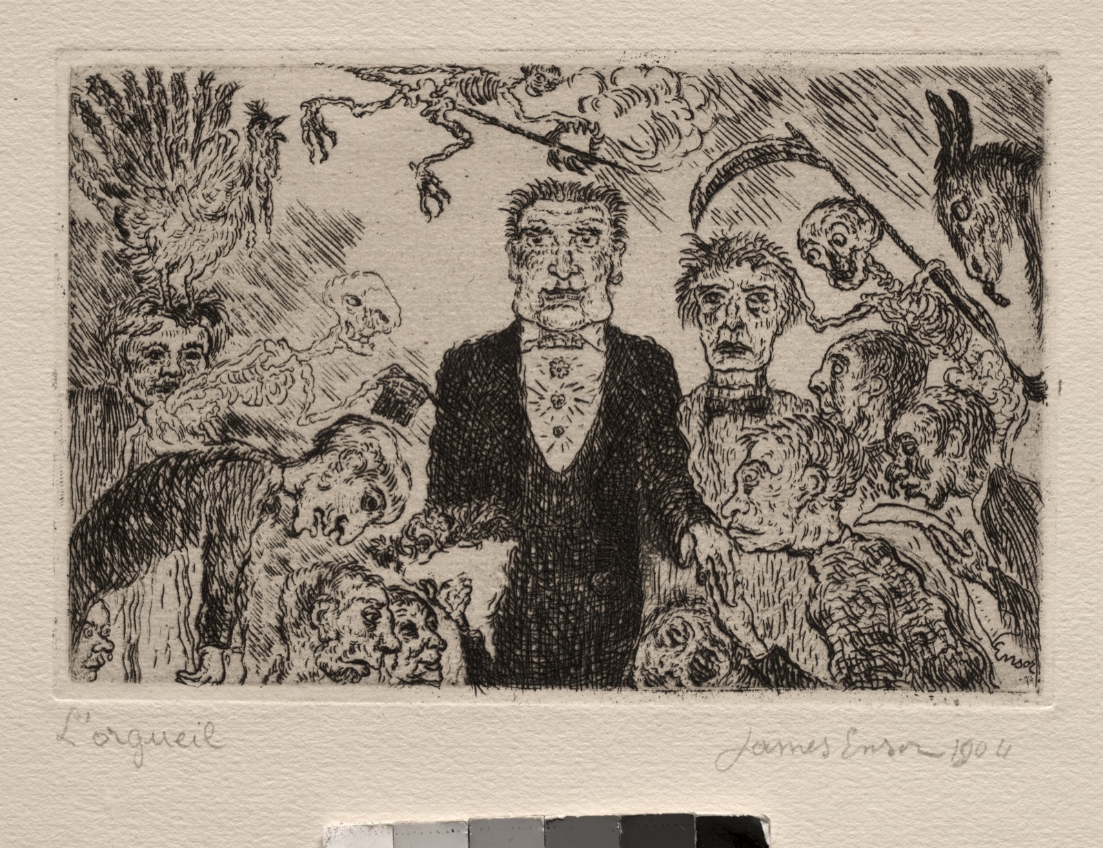 The Seven Deadly Sins: Pride — James Ensor (Belgian, 1860–1949)