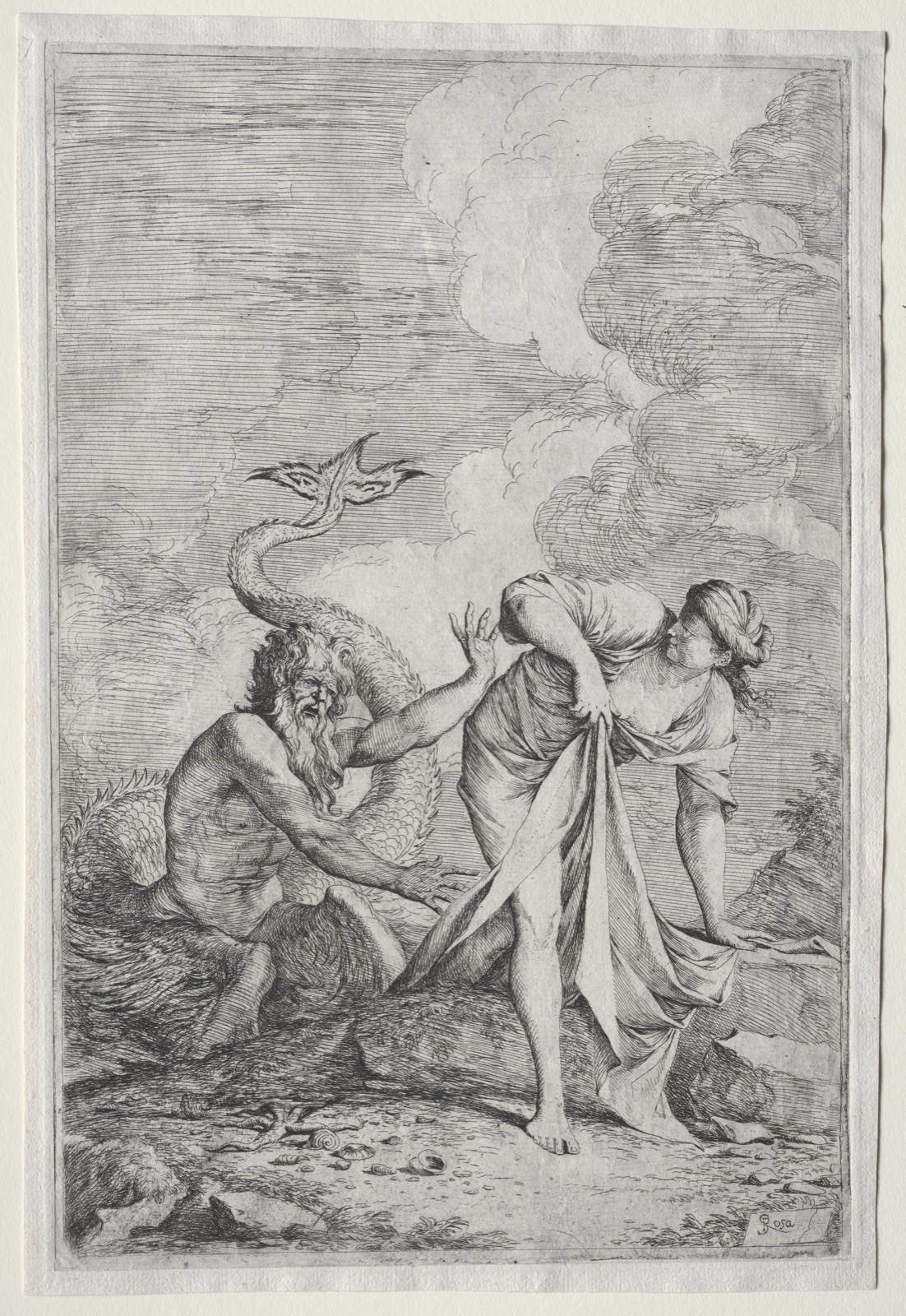 Glaucus and Scylla — Salvator Rosa (Italian, 1615–1673)
