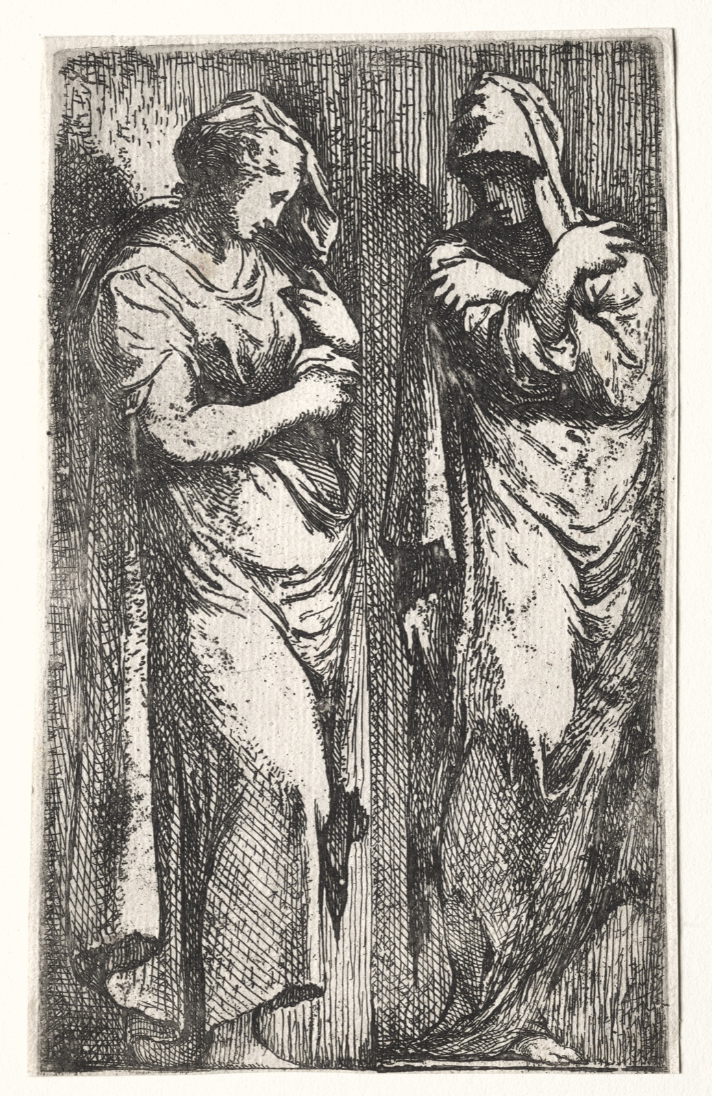 Two Roman Women — Francesco Primaticcio (Italian, 1504–1570)