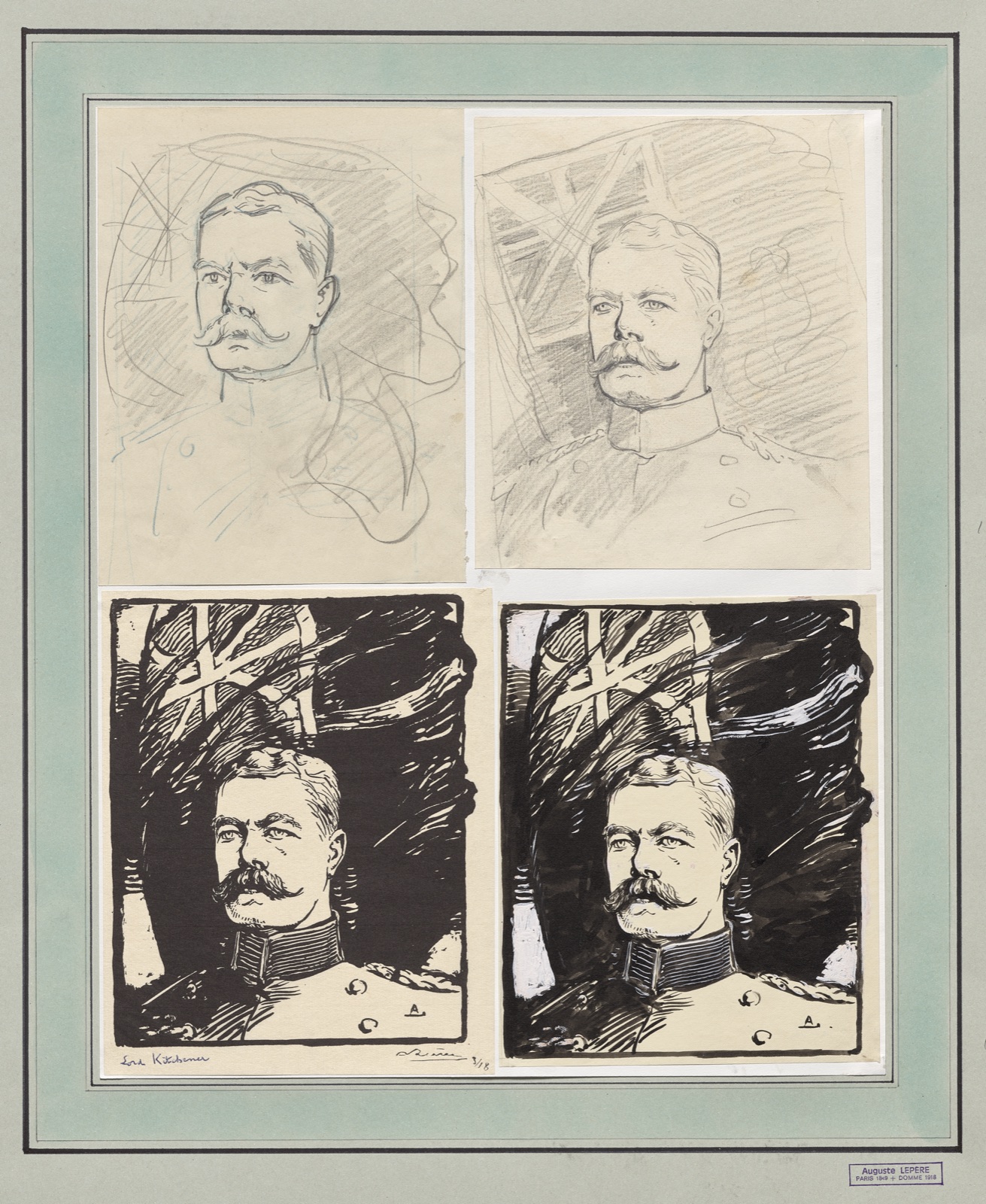 Lord Kitchener — Auguste Louis Lepère (French, 1849–1918)