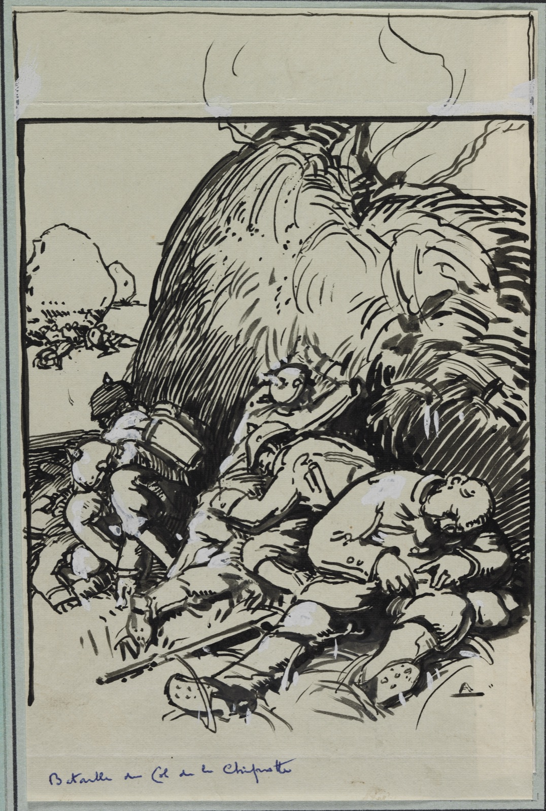 Bataille du Col de la Chiprotte — Auguste Louis Lepère (French, 1849–1918)