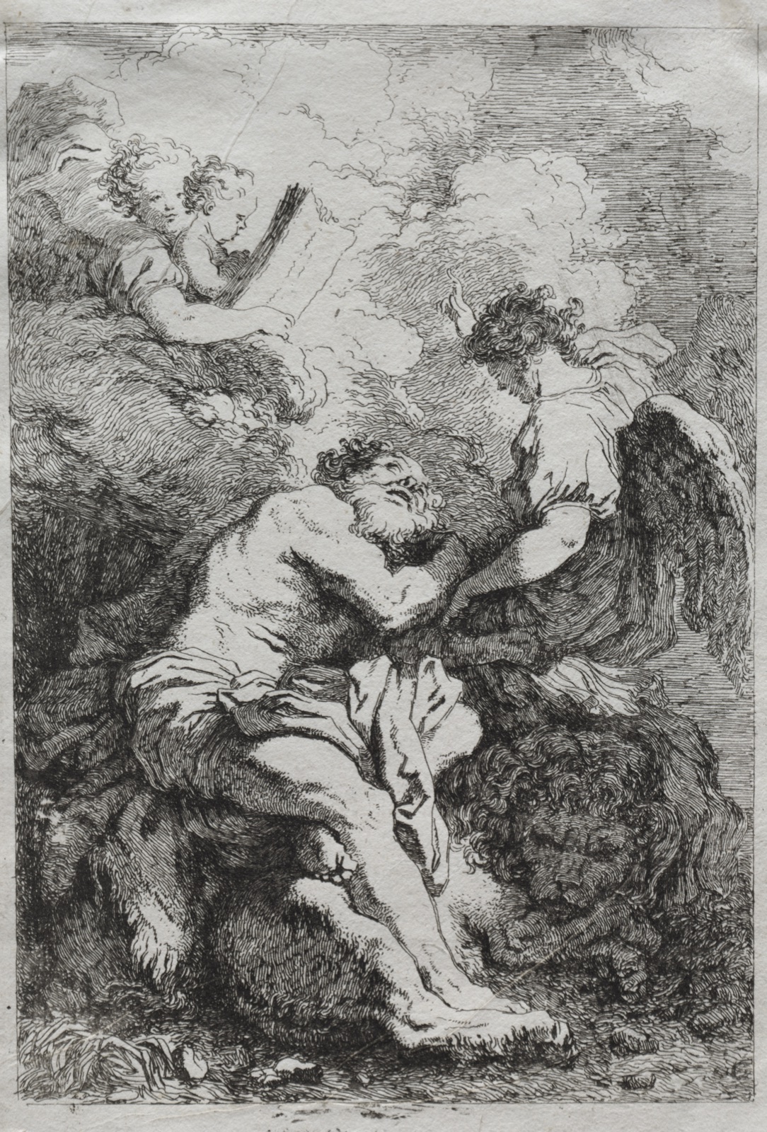 Saint Jerome — Jean-Honoré Fragonard (French, 1732–1806); Johann Liss (German, c. 1597–1631)