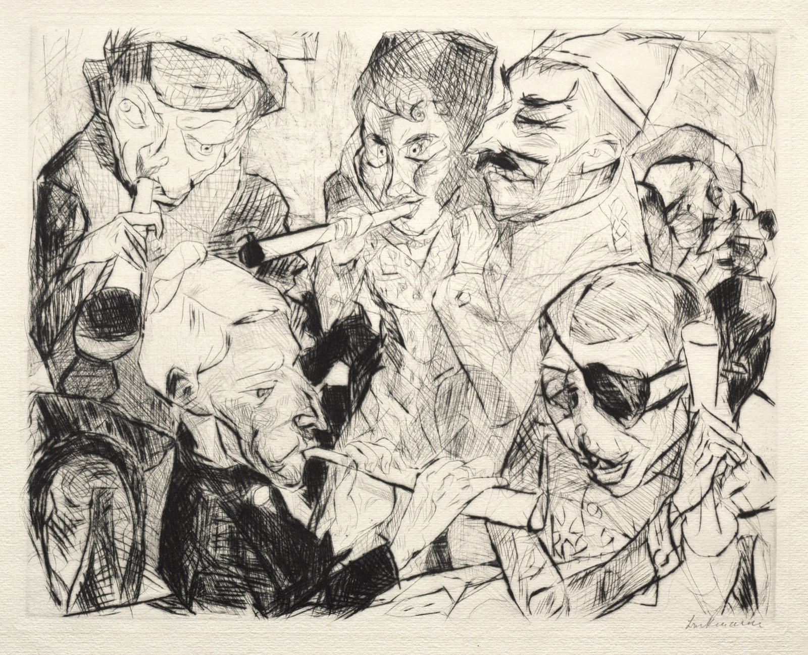 Happy New Year 1917 — Max Beckmann (German, 1884–1950)