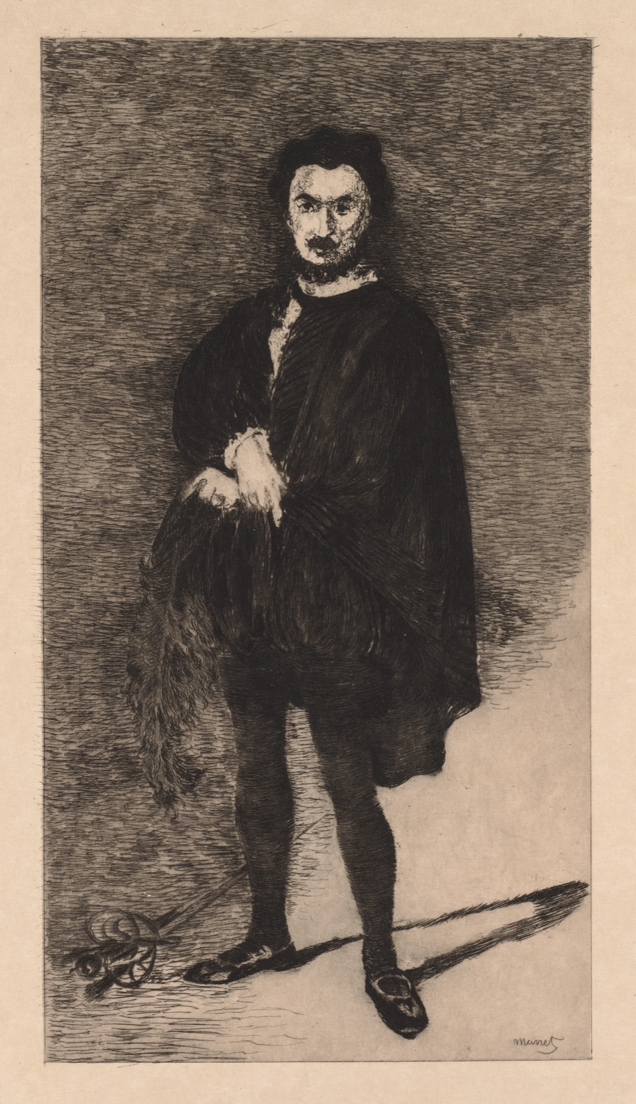 The Tragic Actor — Édouard Manet (French, 1832–1883)