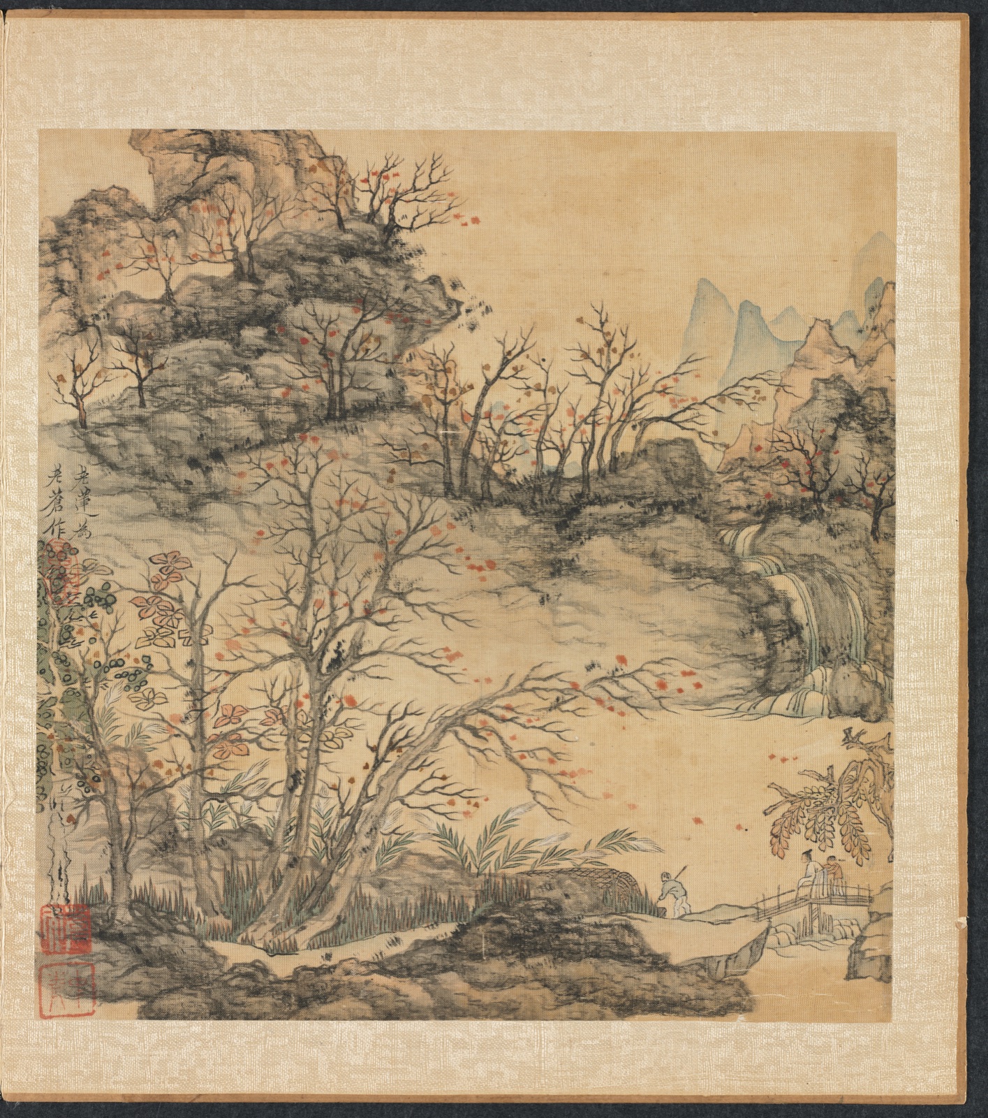 Paintings after Ancient Masters: Autumn Landscape — Chen Hongshou (Chinese, 1598/99–1652)