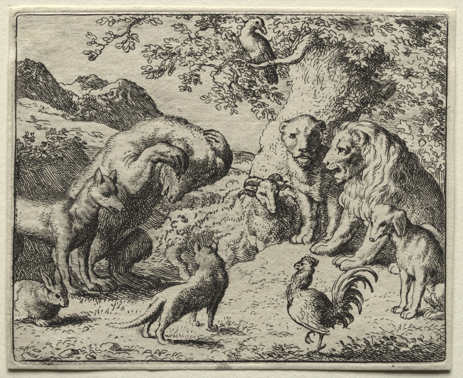 Reynard the Fox: The Complaint of the Bear — Allart van Everdingen (Dutch, 1621–1675)