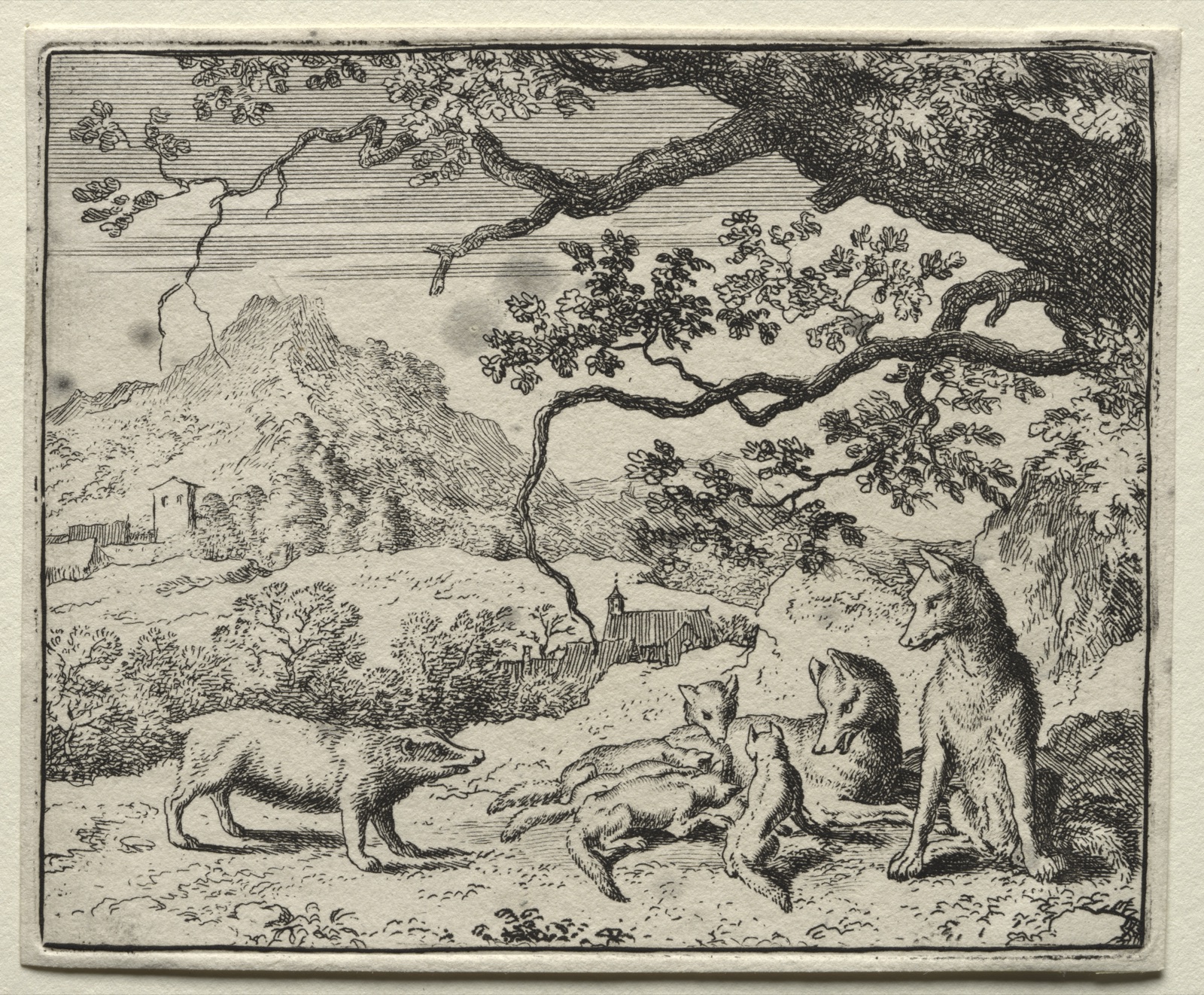 Reynard the Fox: The Badger Calls Reynard to Court — Allart van Everdingen (Dutch, 1621–1675)