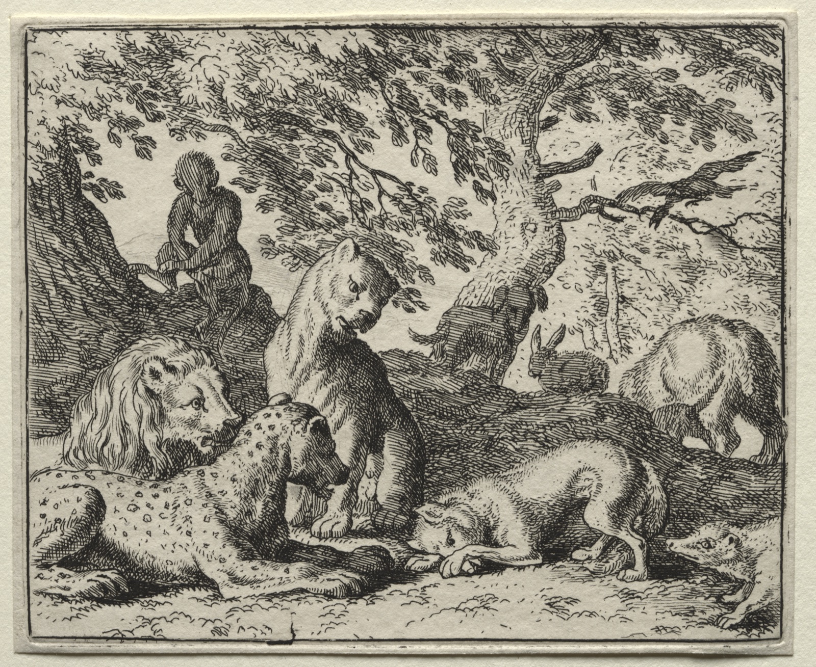 Reynard the Fox: Reynard Describes a False Plot Against the Lion — Allart van Everdingen (Dutch, 1621–1675)