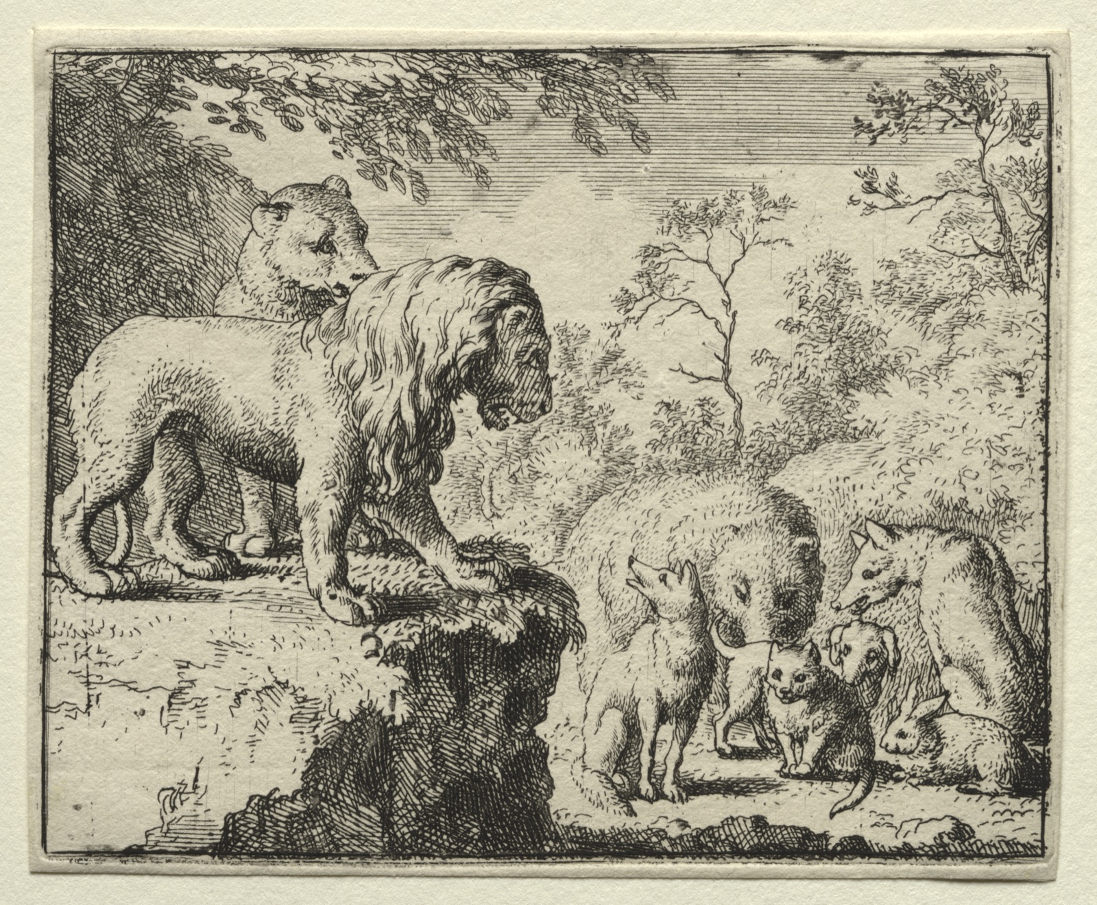 Reynard the Fox: The Pardon of Reynard — Allart van Everdingen (Dutch, 1621–1675)