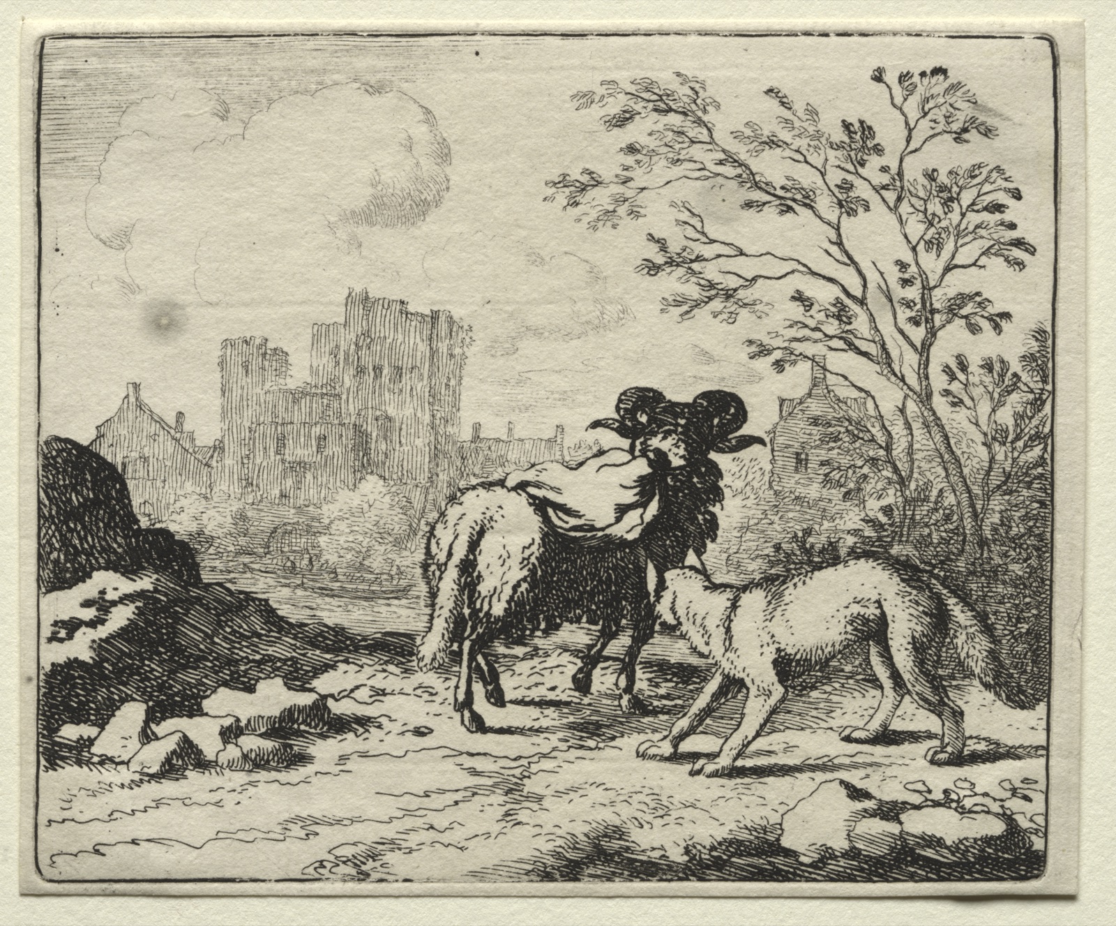 Reynard the Fox: Reynard Sends a Packet to the Lion — Allart van Everdingen (Dutch, 1621–1675)