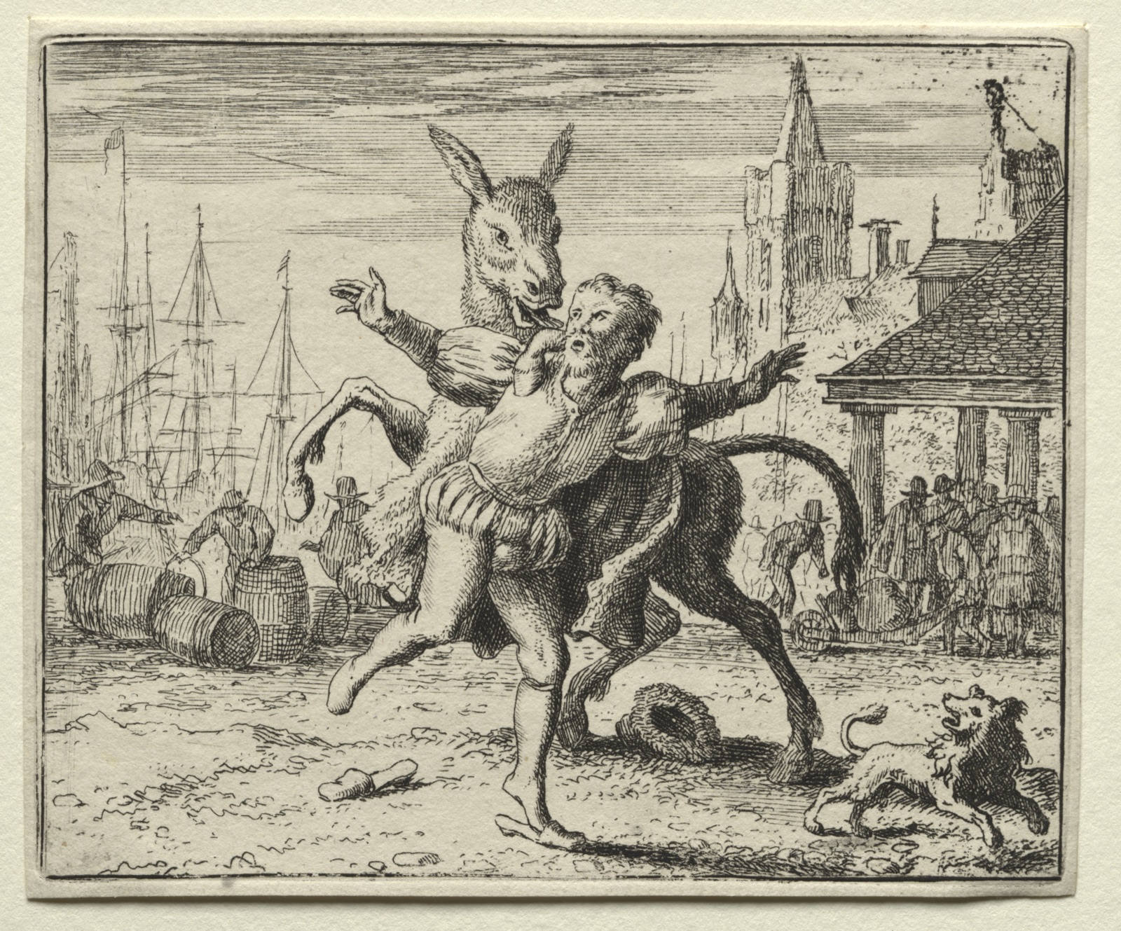 Reynard the Fox: The Jealous Ass — Allart van Everdingen (Dutch, 1621–1675)