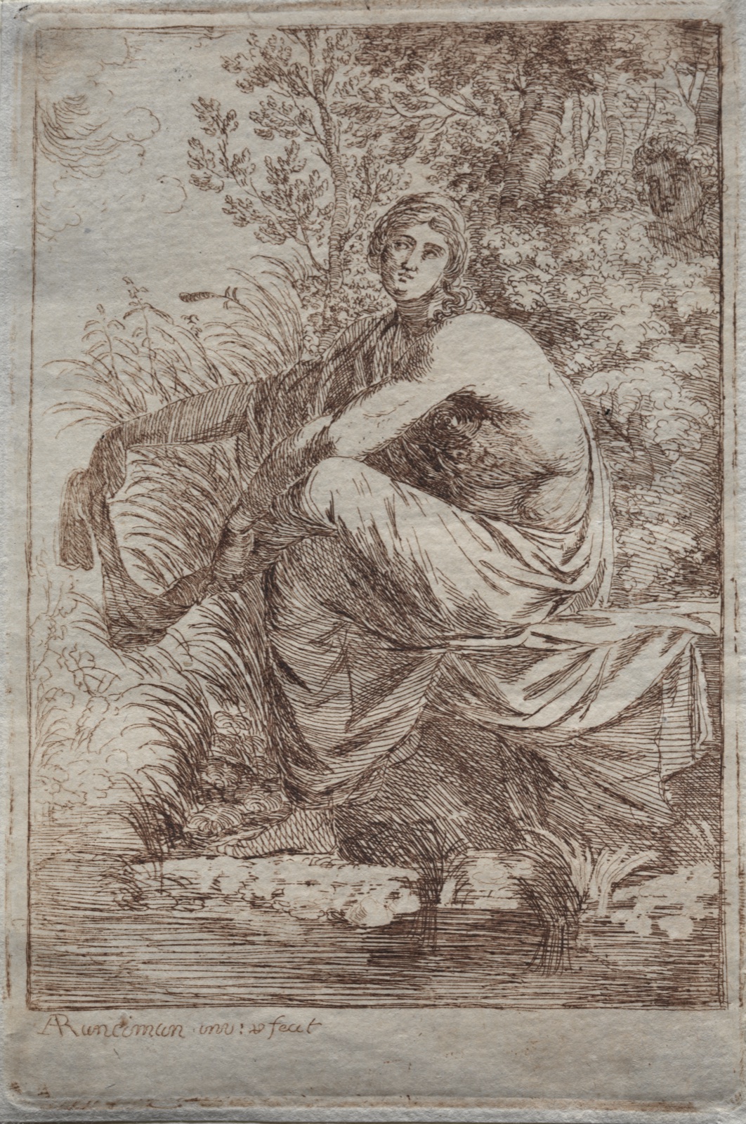 Musidora — Alexander Runciman (British, 1736–1785)