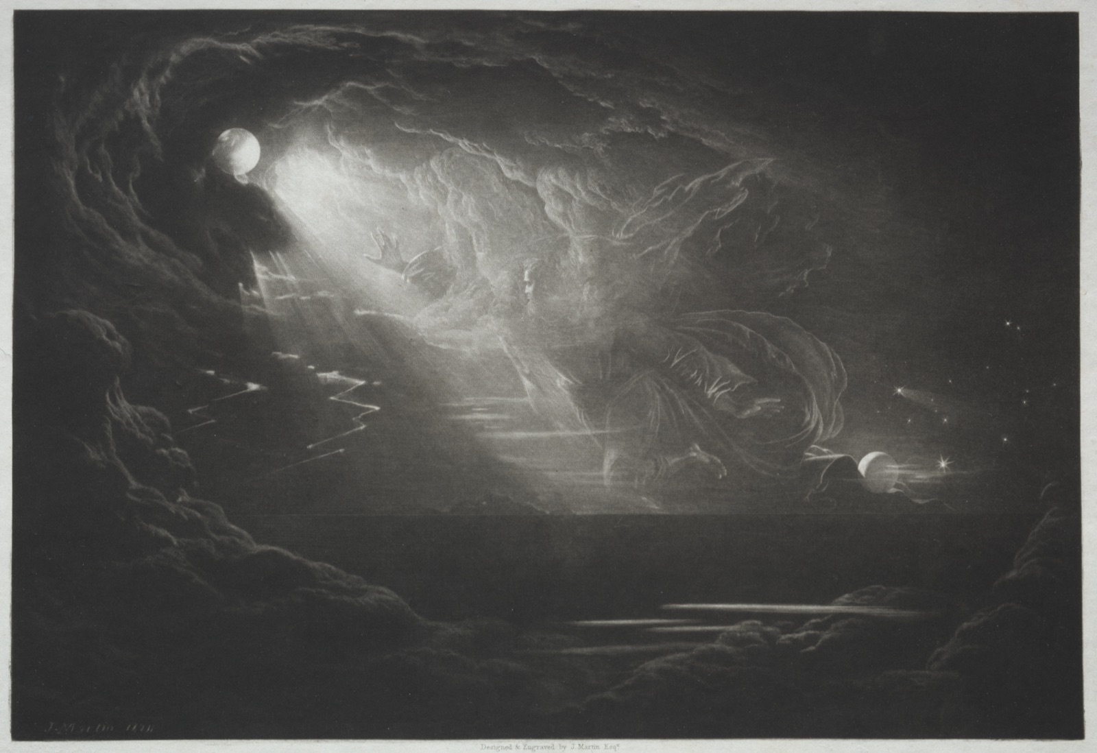 Paradise Lost: The Creation of Light — John Martin (British, 1789–1854)