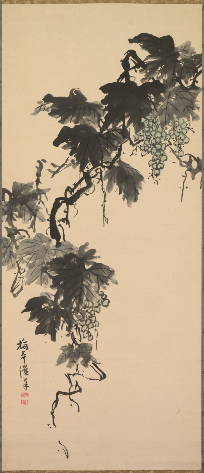 Grapes — Sugai Baikan (Japanese, 1784–1844)