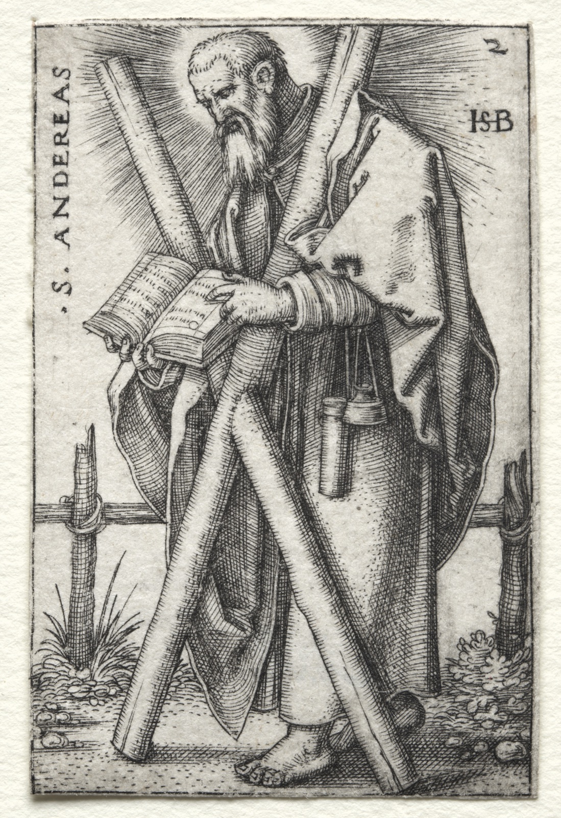 St. Andrew — Hans Sebald Beham (German, 1500–1550)