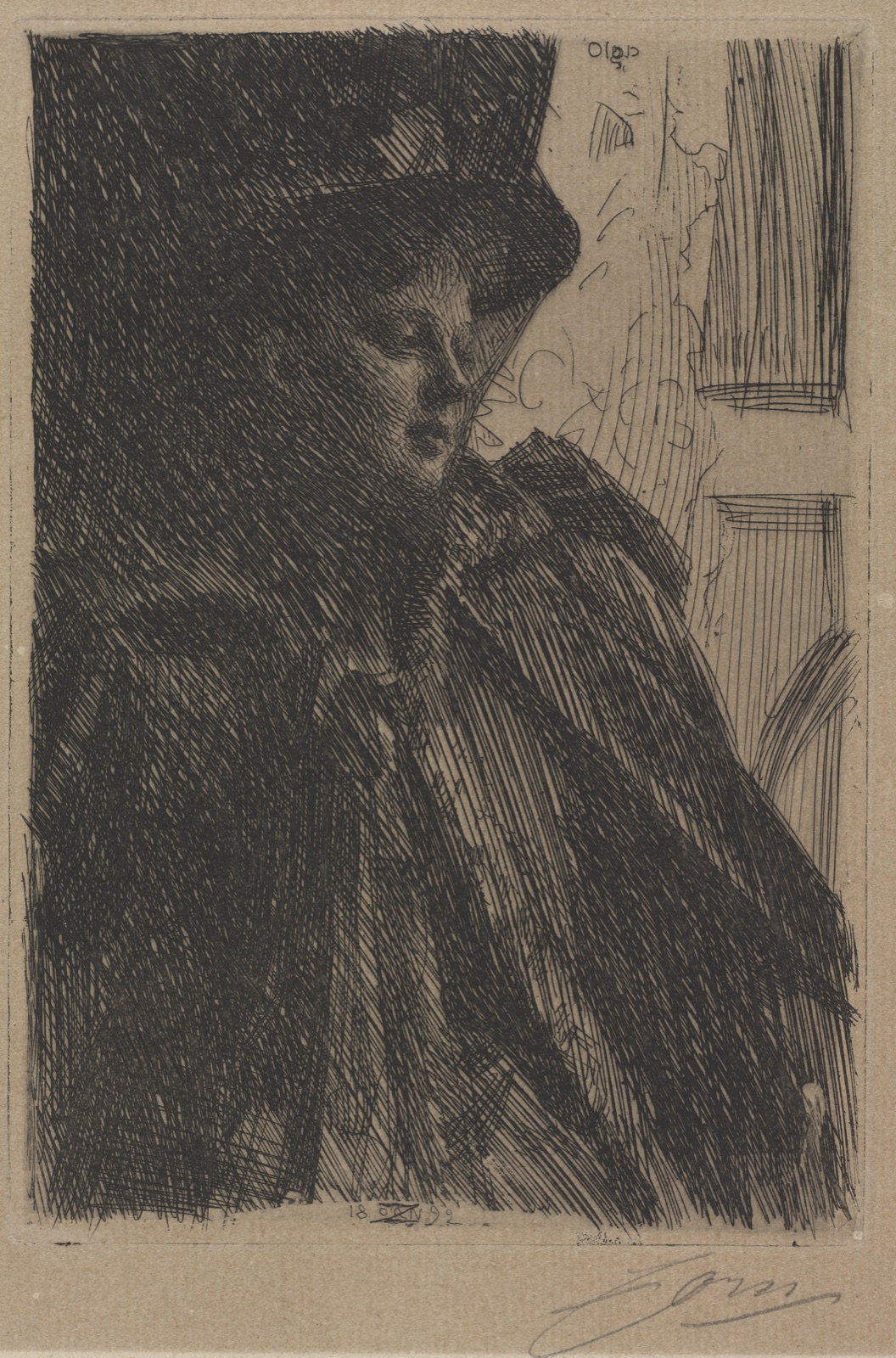 Mme. Olga Bratt — Anders Zorn (Swedish, 1860–1920)