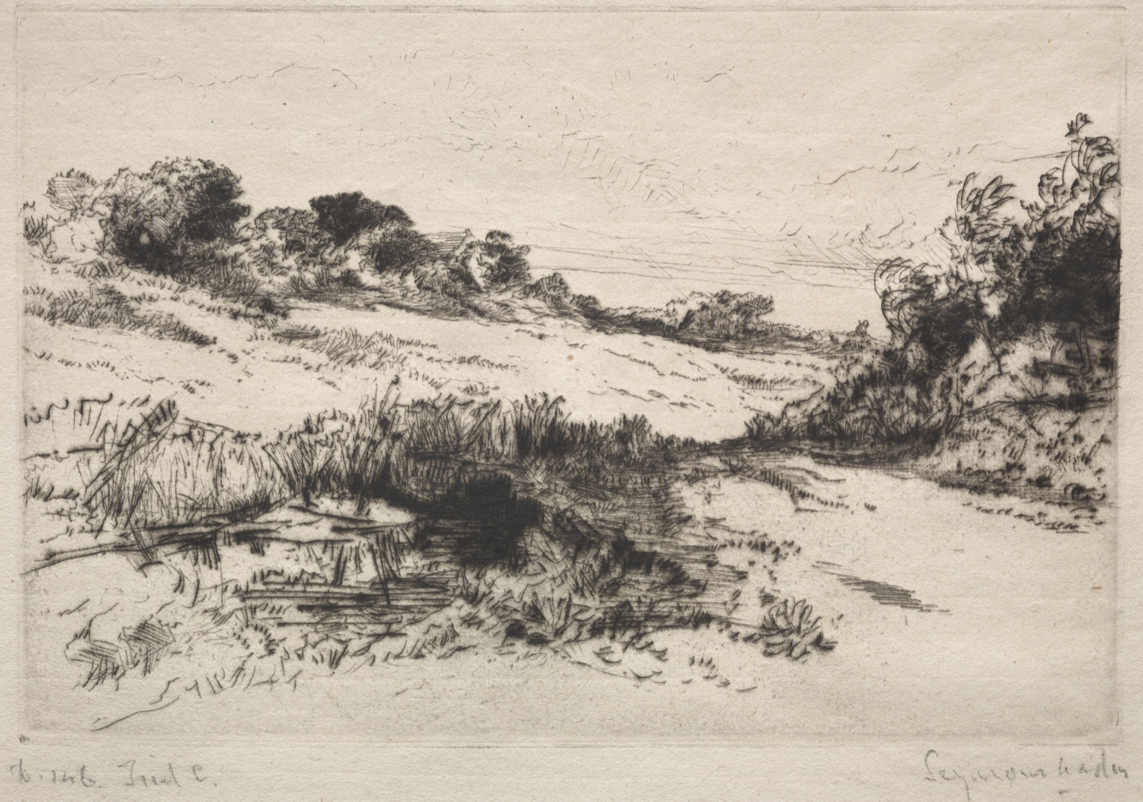 Windmill Hill, No. 1 — Francis Seymour Haden (British, 1818–1910)