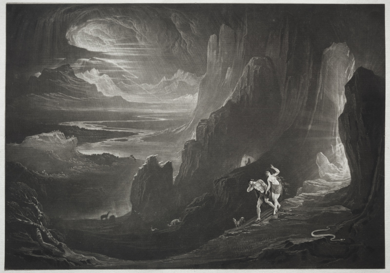 Paradise Lost: Adam and Eve Driven out of Paradise — John Martin (British, 1789–1854)