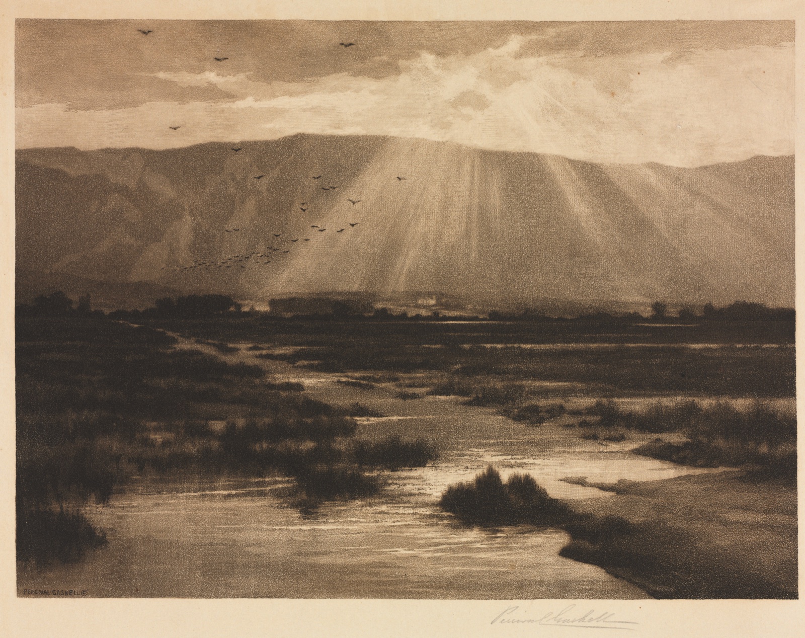 Landscape — George Percival Gaskell (British, 1868–1934)