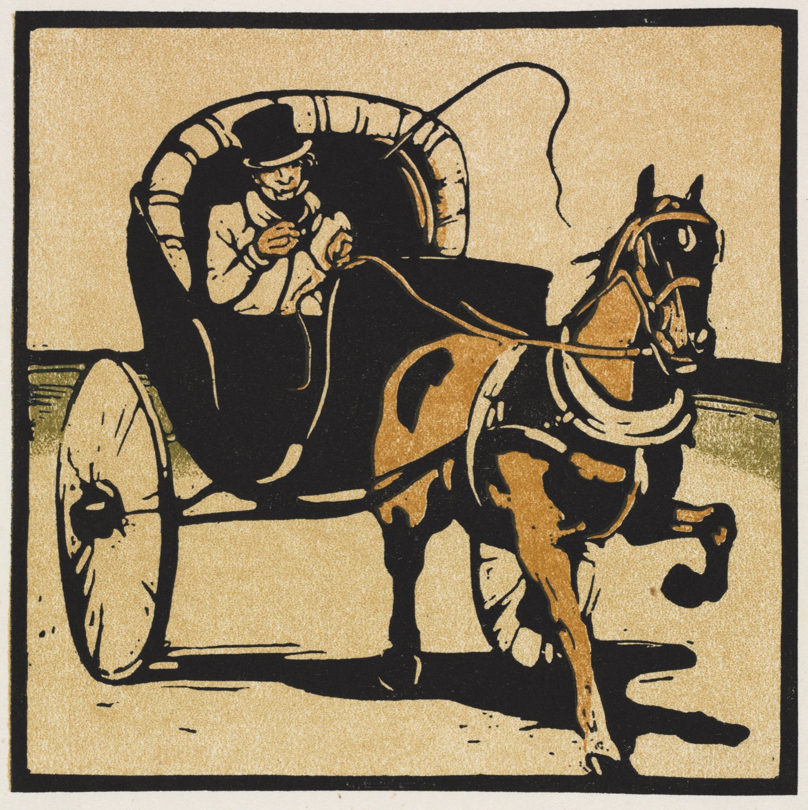 The Cabriolet — William Nicholson (British, 1872–1949)