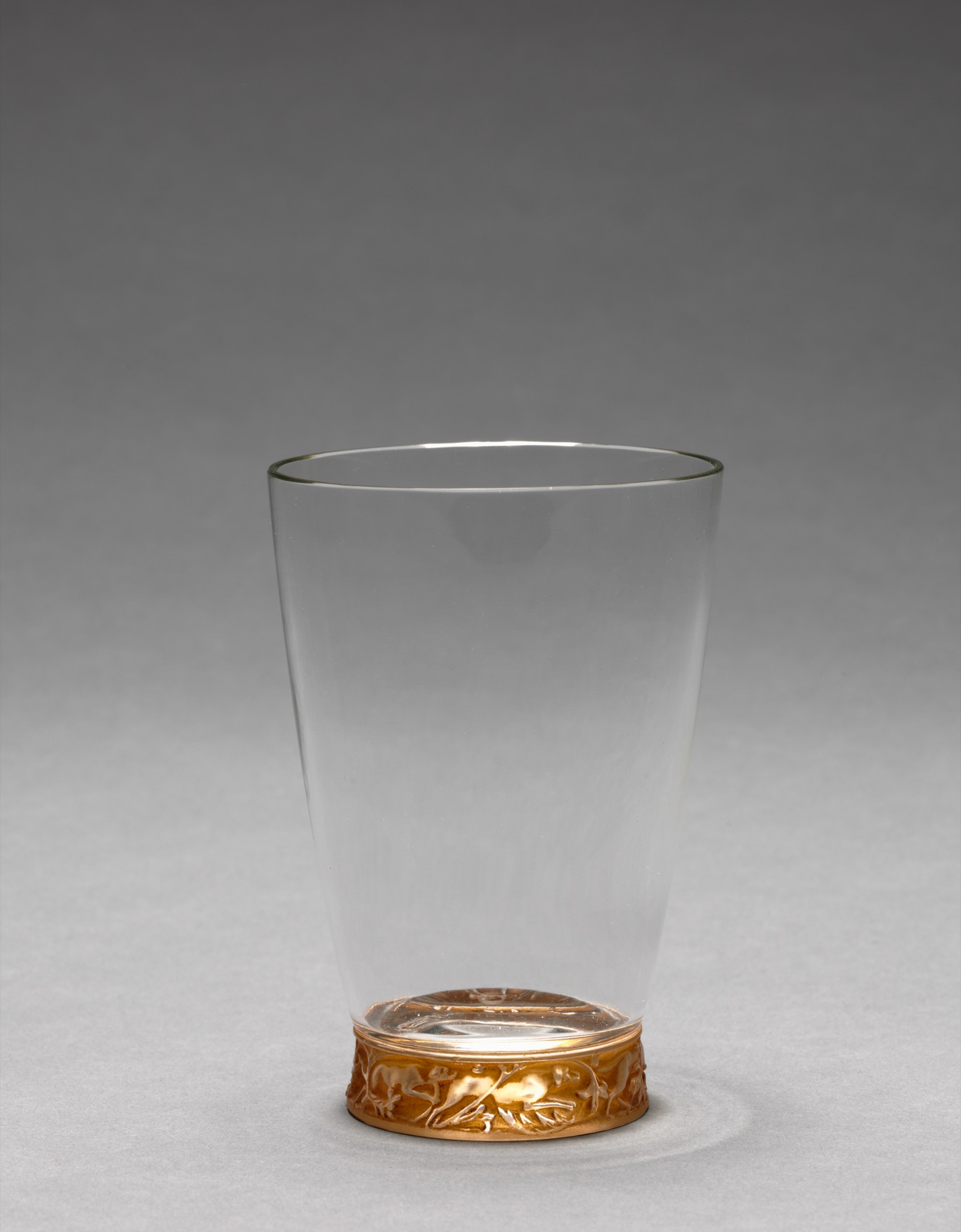 Ring of Dogs Water Gobelet (Gobelet bague chiens) — René Lalique (French, 1860–1945)