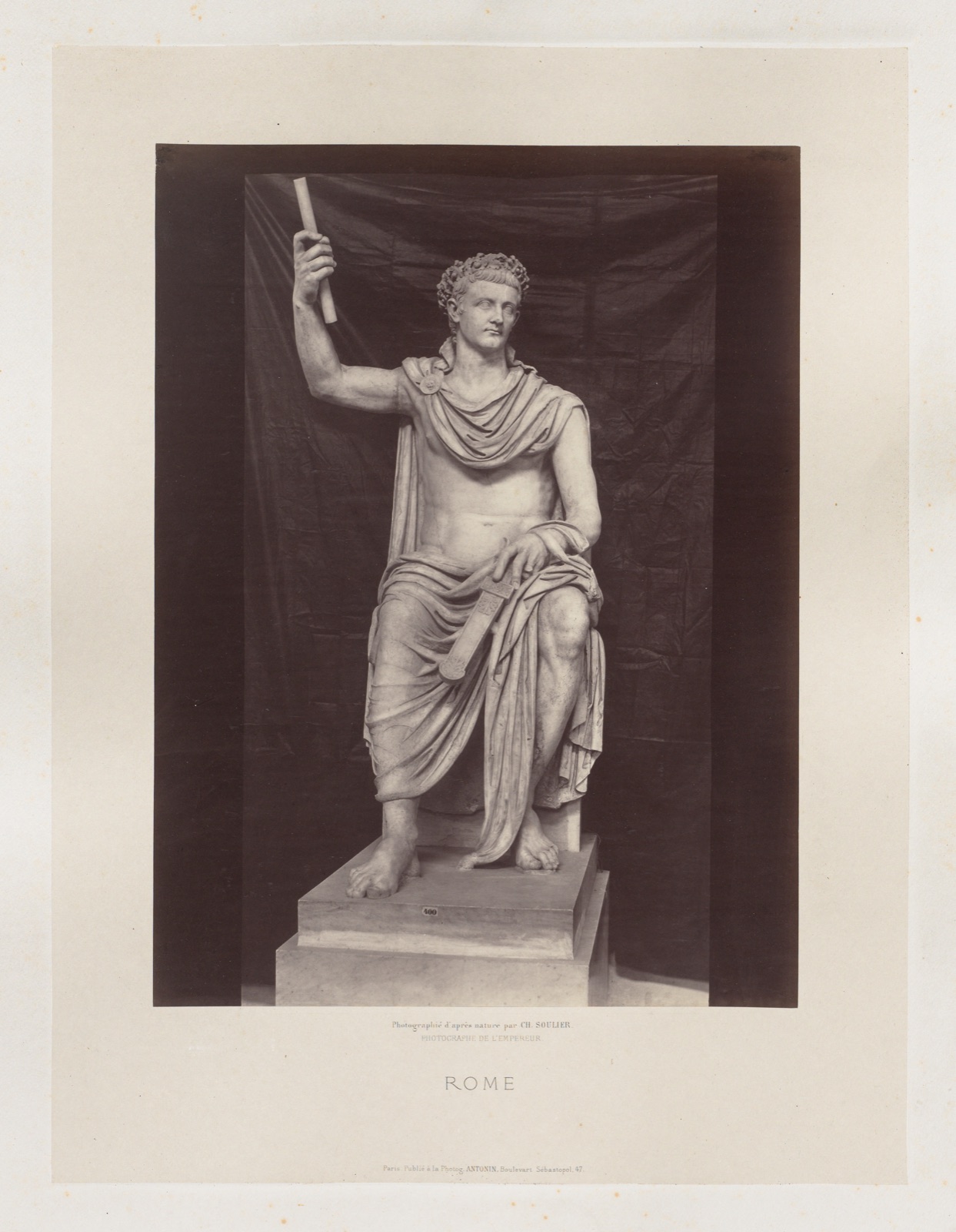 Statue de Tibere, Vatican — Charles Soulier (French, 1840–1875)