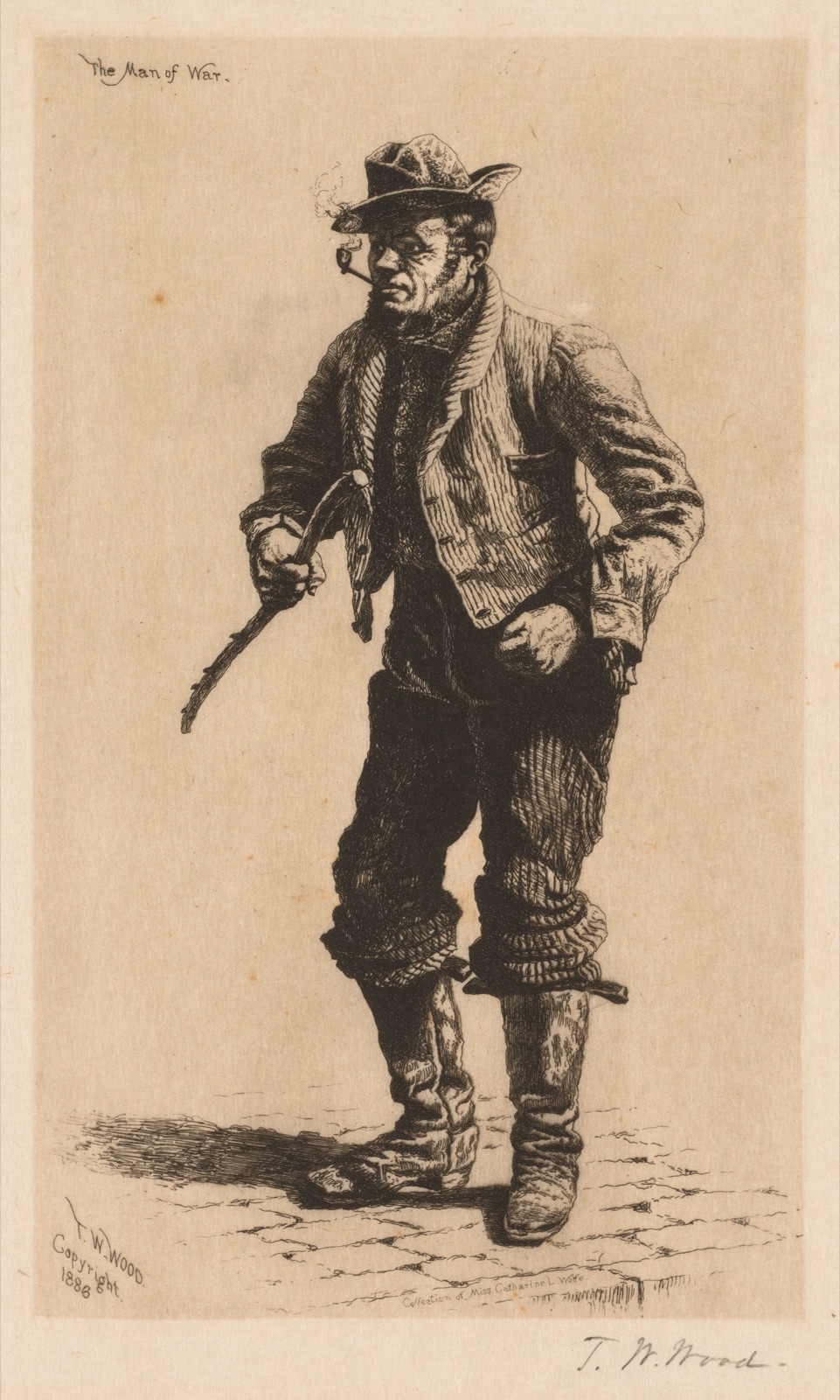 The Man of War — Thomas Waterman Wood (American, 1823–1903)
