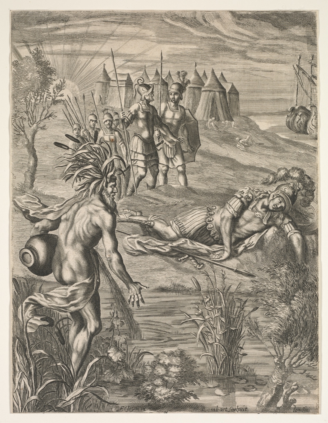Aeneid — Pierre Lombart (French, 1612–1682); Francis Cleyn (German, 1582–1658)