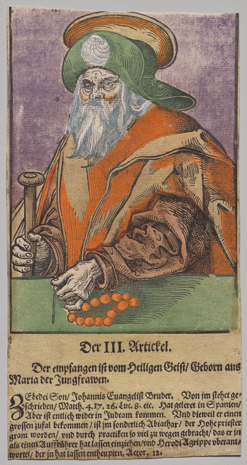James the Greater from Christ, the Apostles, and Saint Paul — Lucas Cranach the Elder, After (German, 1472–1553)