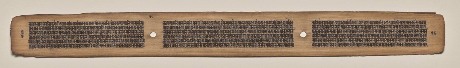 Text, Folio 76 (verso), from a Manuscript of the Perfection of Wisdom in Eight Thousand Lines (Ashtasahasrika Prajnaparamita-sutra)