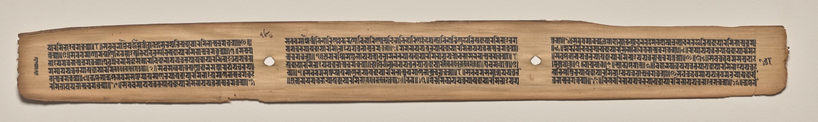 Text, folio 168 (verso), from a Manuscript of the Perfection of Wisdom in Eight Thousand Lines (Ashtasahasrika Prajnaparamita-sutra)