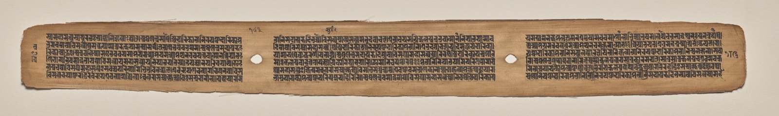 Text, folio 183 (verso), from a Manuscript of the Perfection of Wisdom in Eight Thousand Lines (Ashtasahasrika Prajnaparamita-sutra)