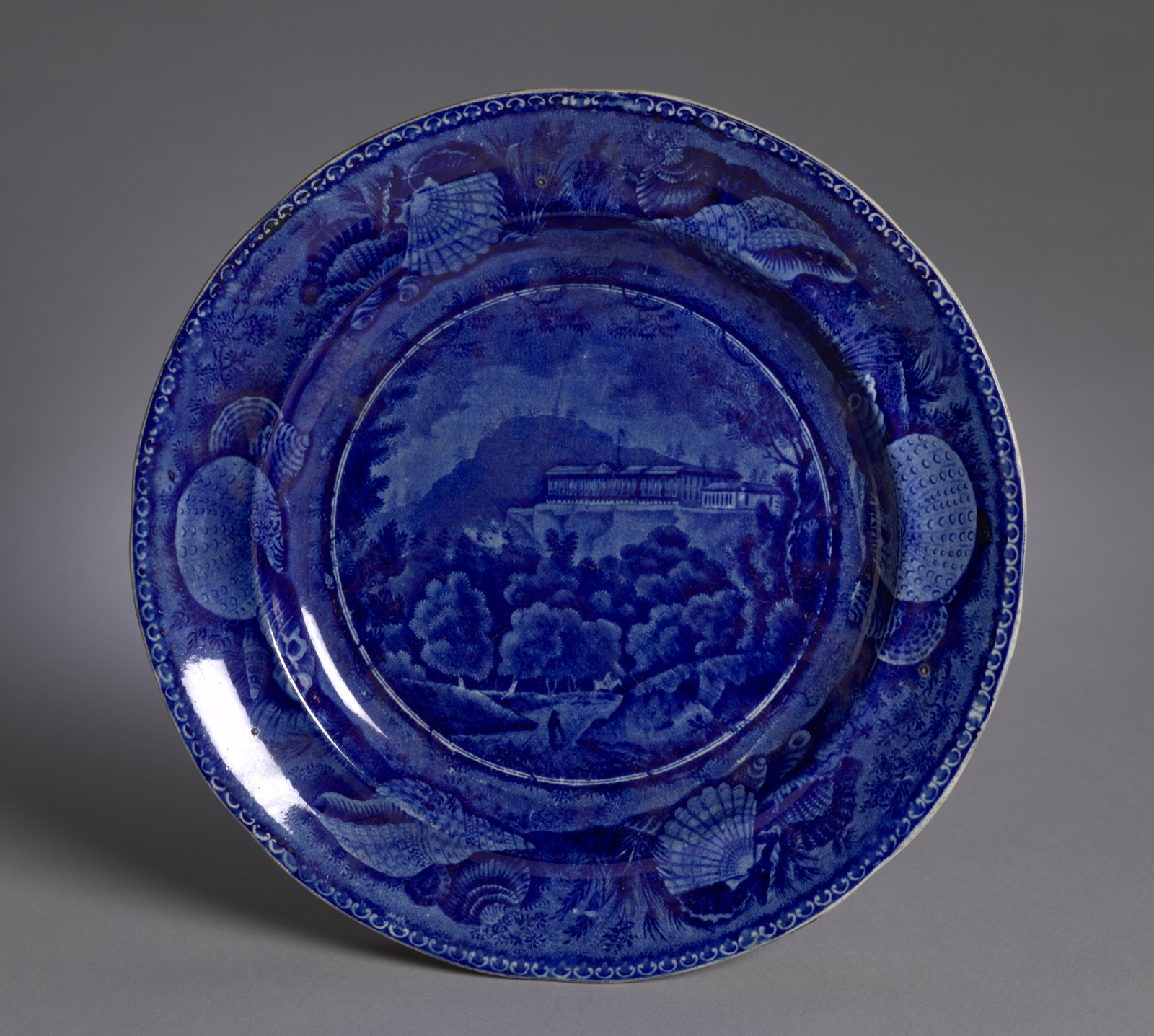 Plate — Staffordshire Factory (British)