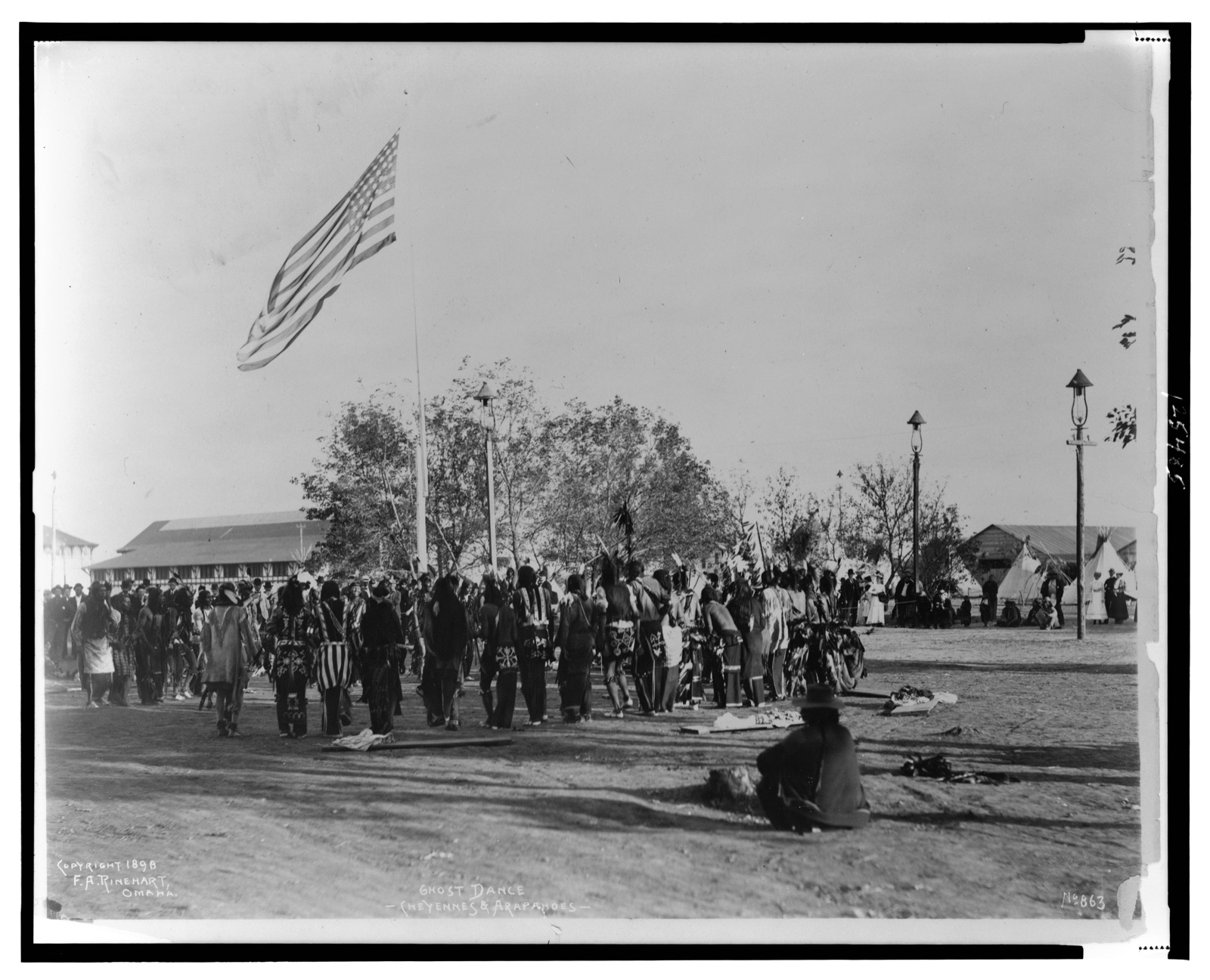Ghost dance - Cheyennes & Arapahoes — Muhr, Adolph F., -1913
