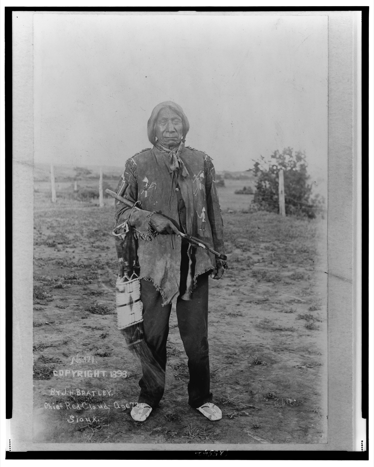 Chief Red Cloud - Age 77 - Sioux — Bratley, J. H. (Jesse H.)