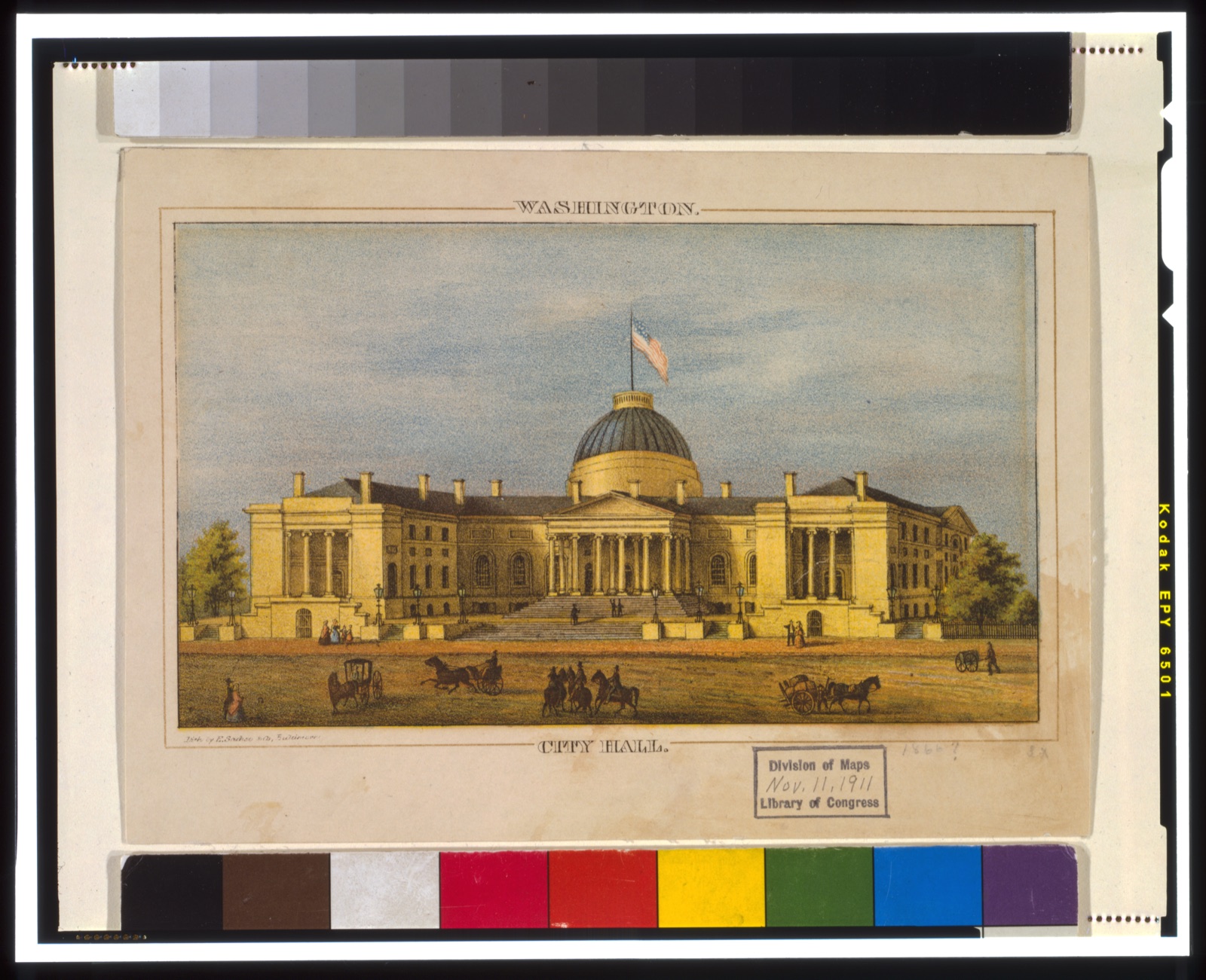 City Hall - Washington — E. Sachse & Co.