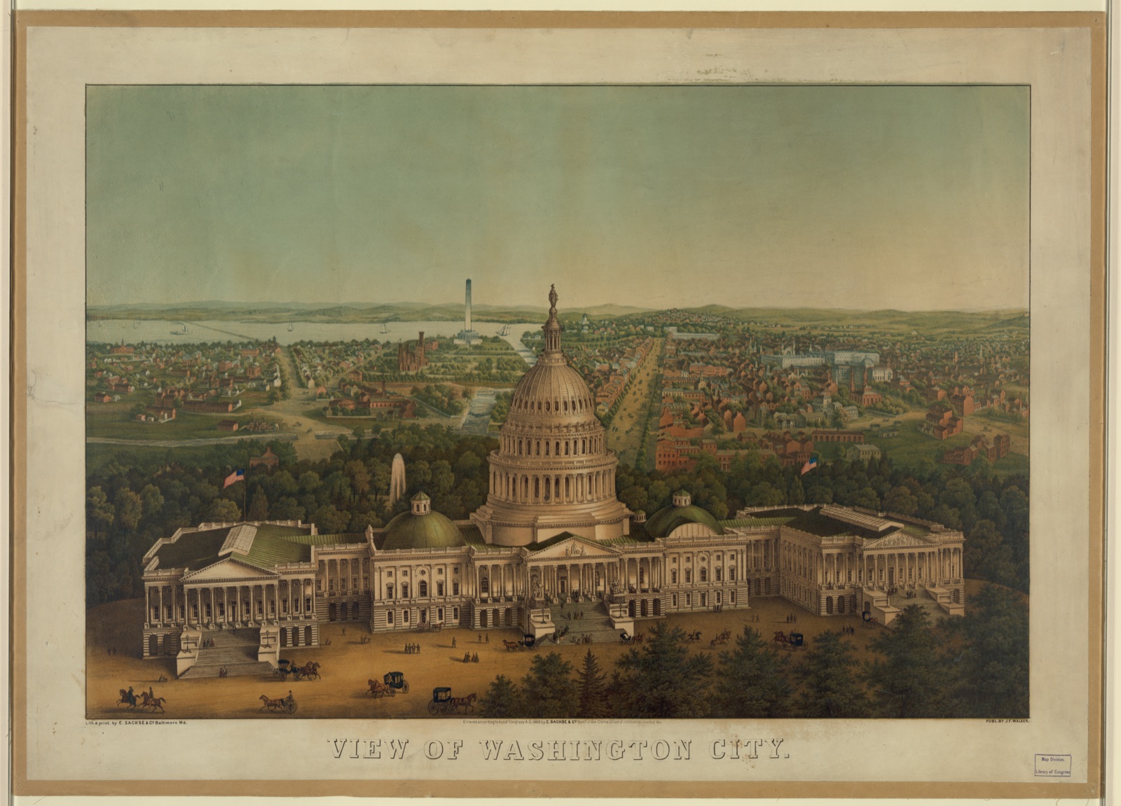 View of Washington City — E. Sachse & Co.