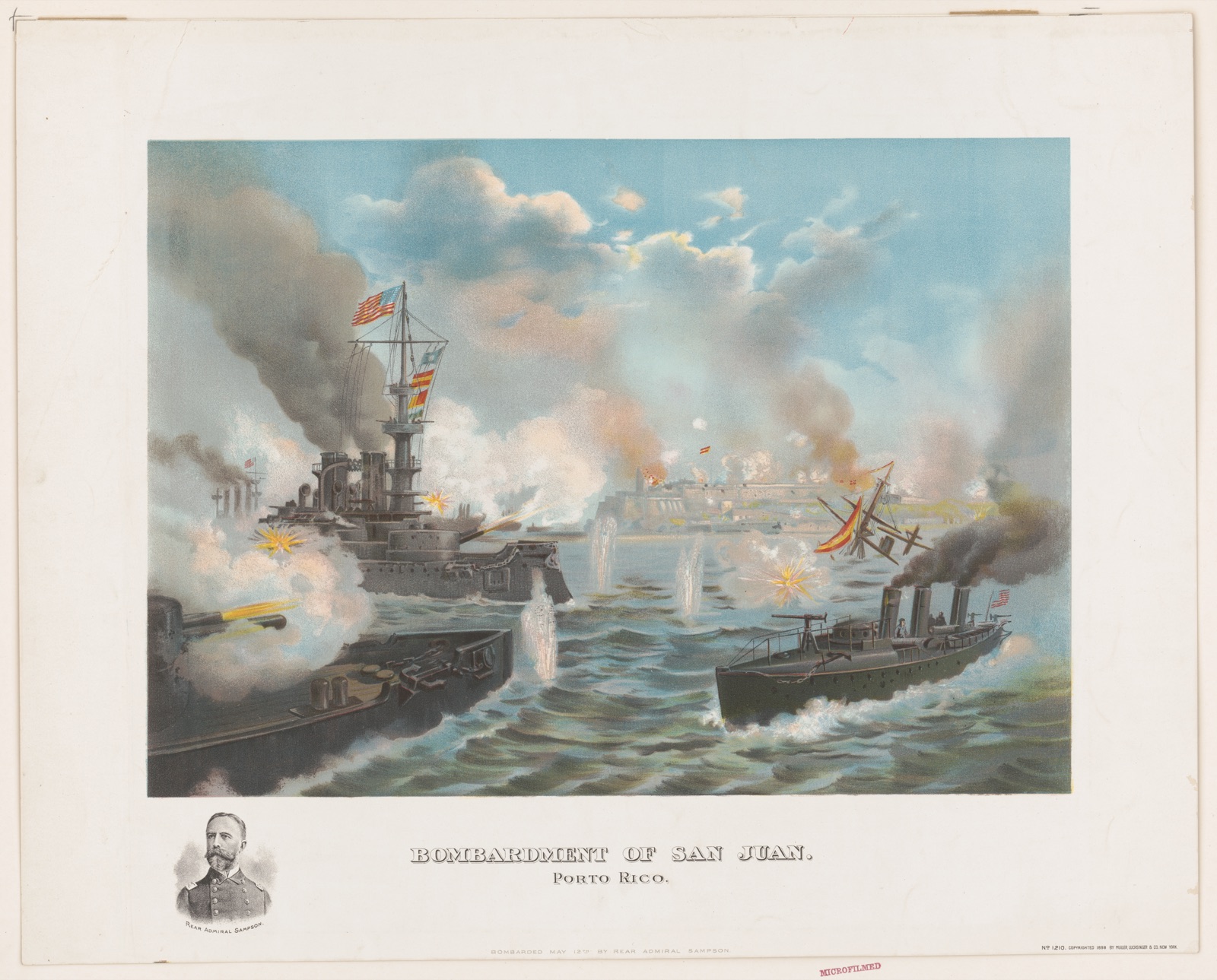 Bombardment of San Juan, Porto Rico [i.e. Puerto Rico]