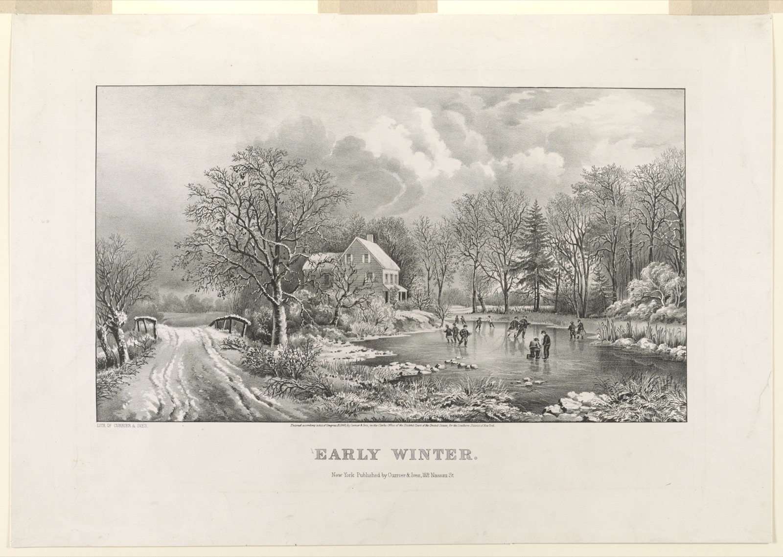 Early winter — Currier & Ives.