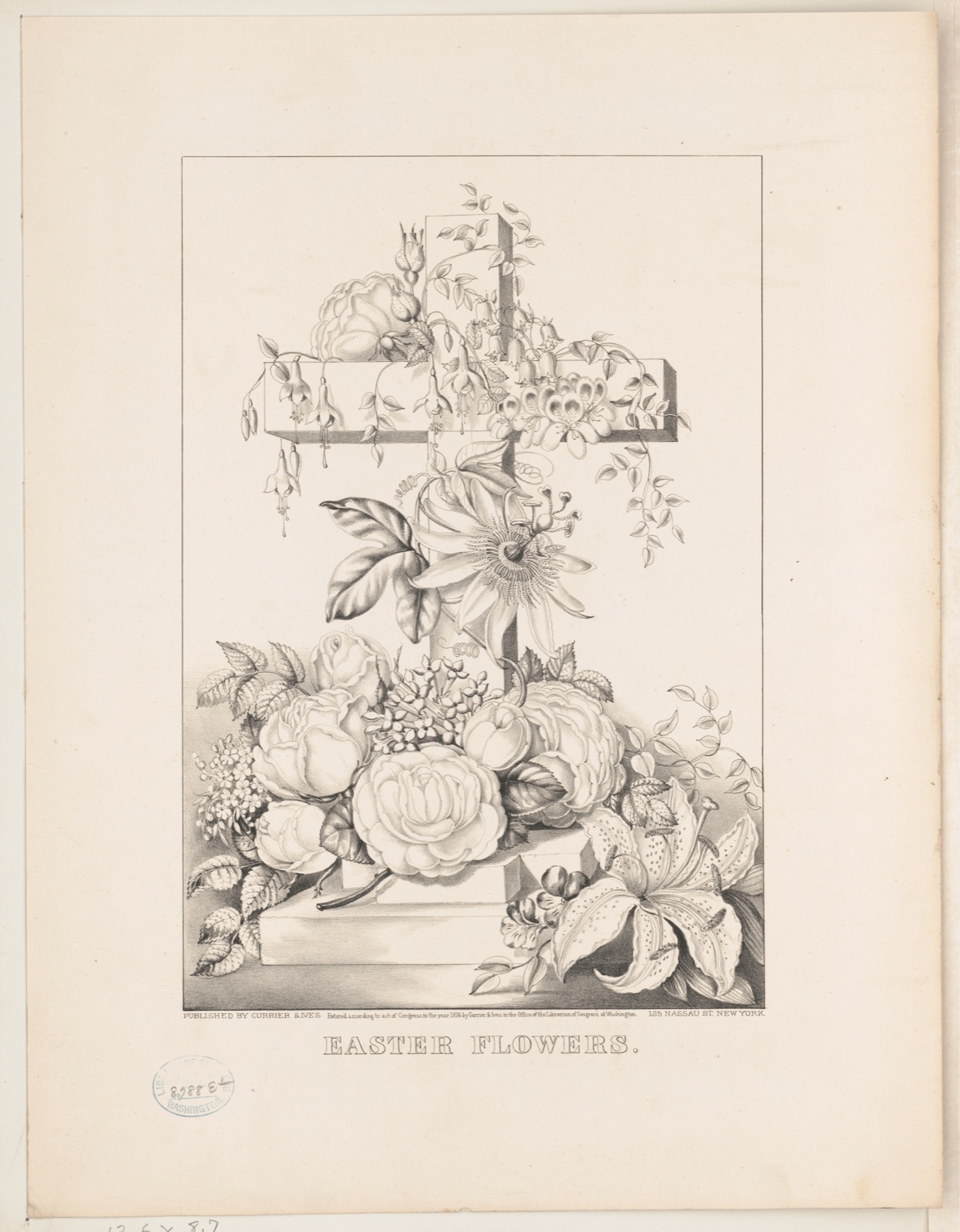 Easter flowers — Currier & Ives.