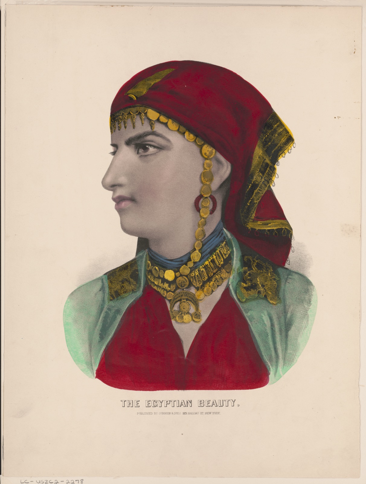 The Egyptian beauty — Currier & Ives.
