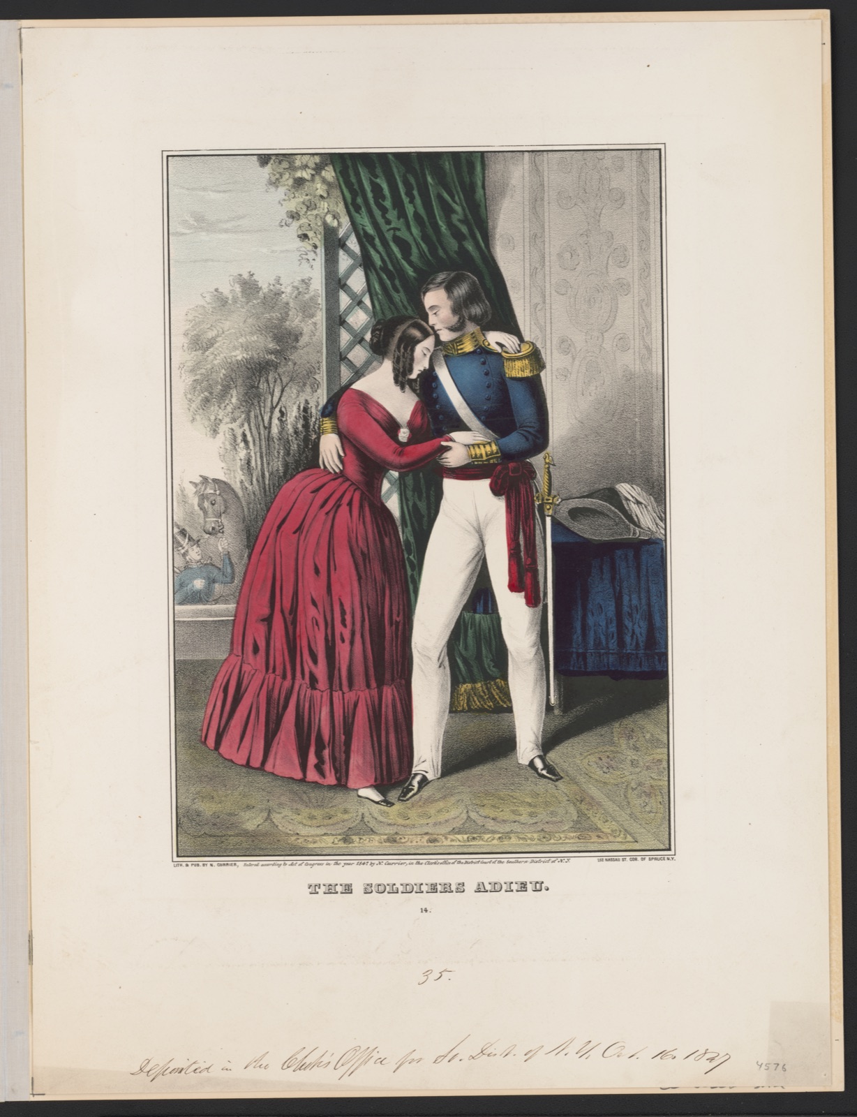 The soldier's adieu — N. Currier (Firm)