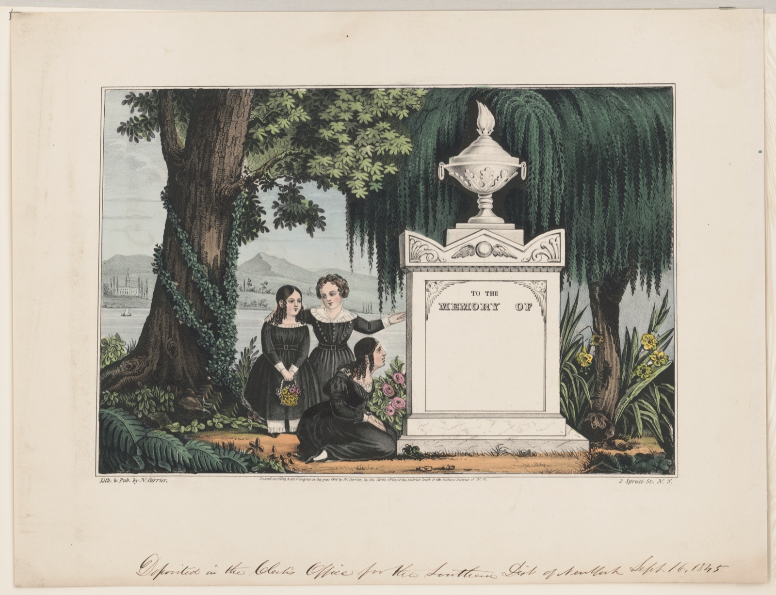 To the memory of — N. Currier (Firm)
