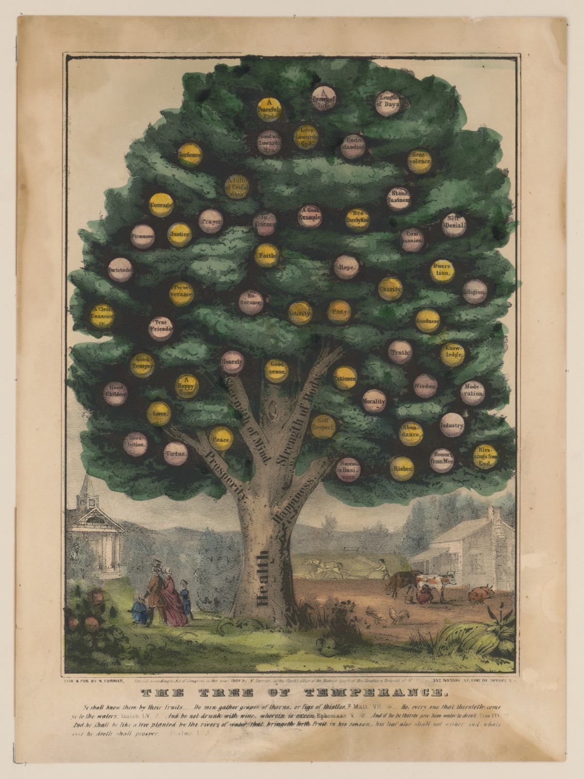 The tree of temperance — N. Currier (Firm)