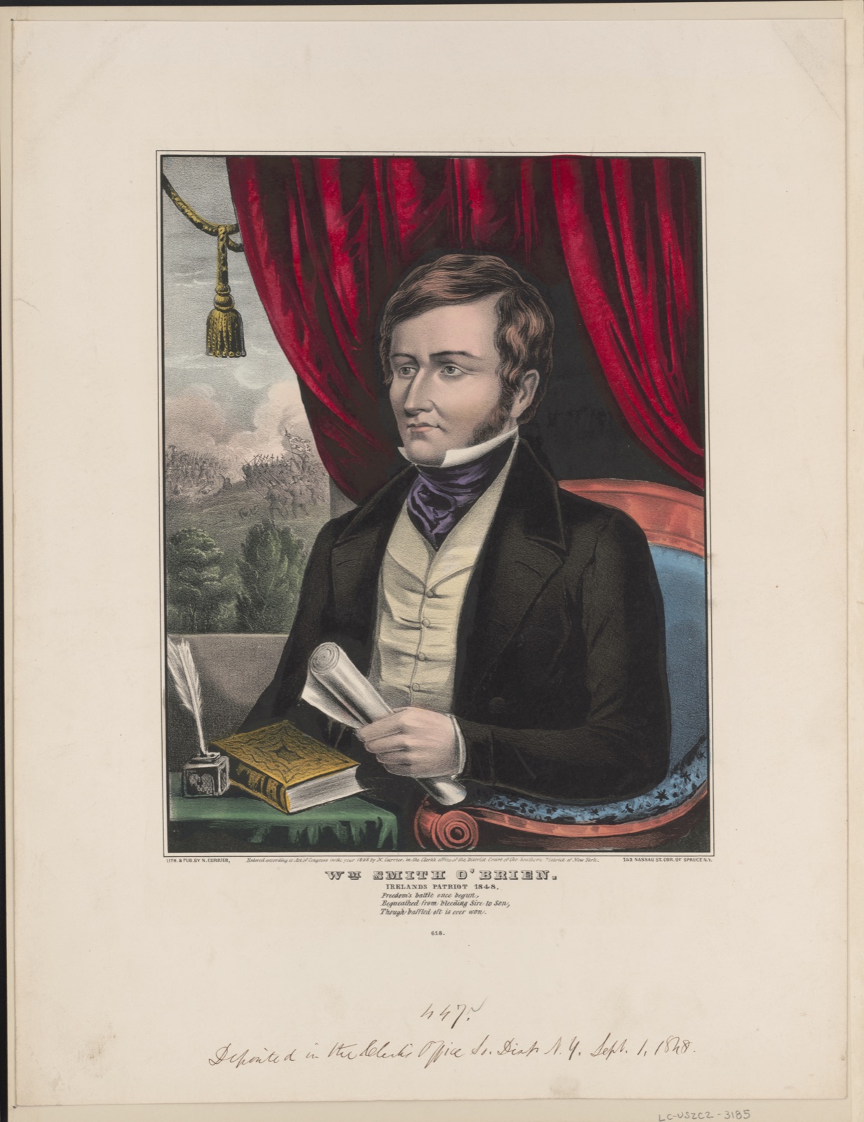 Wm. Smith O'Brien: Irelands patriot 1848 — N. Currier (Firm)