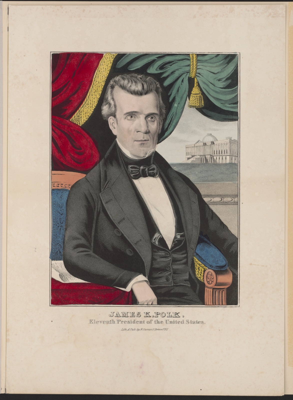 James K. Polk: eleventh President of the United States — N. Currier (Firm)