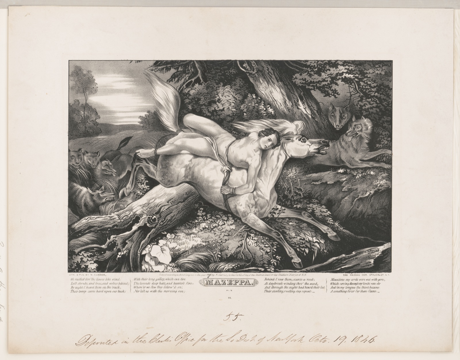 Mazeppa - pl. 2 — N. Currier (Firm)