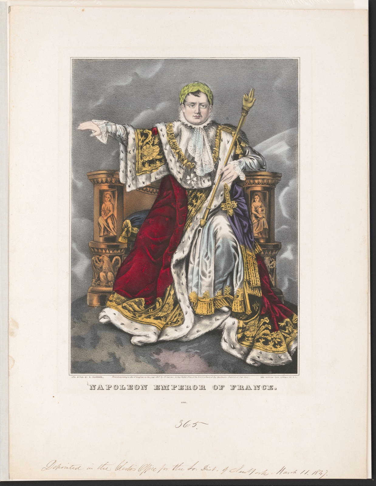 Napoleon Emperor of France — N. Currier (Firm)